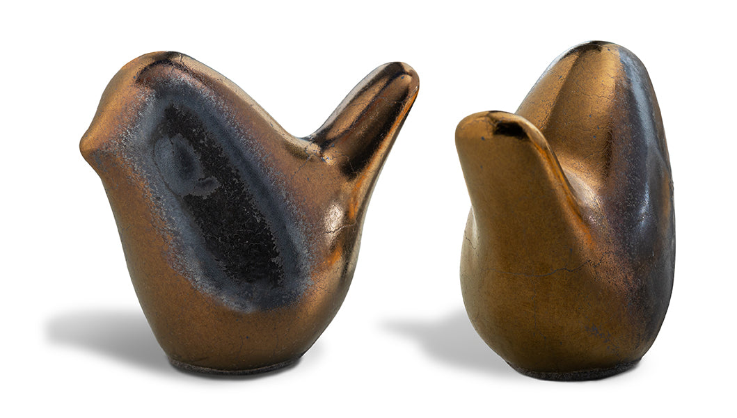 Bird 1007: Glaze Gold / Lava