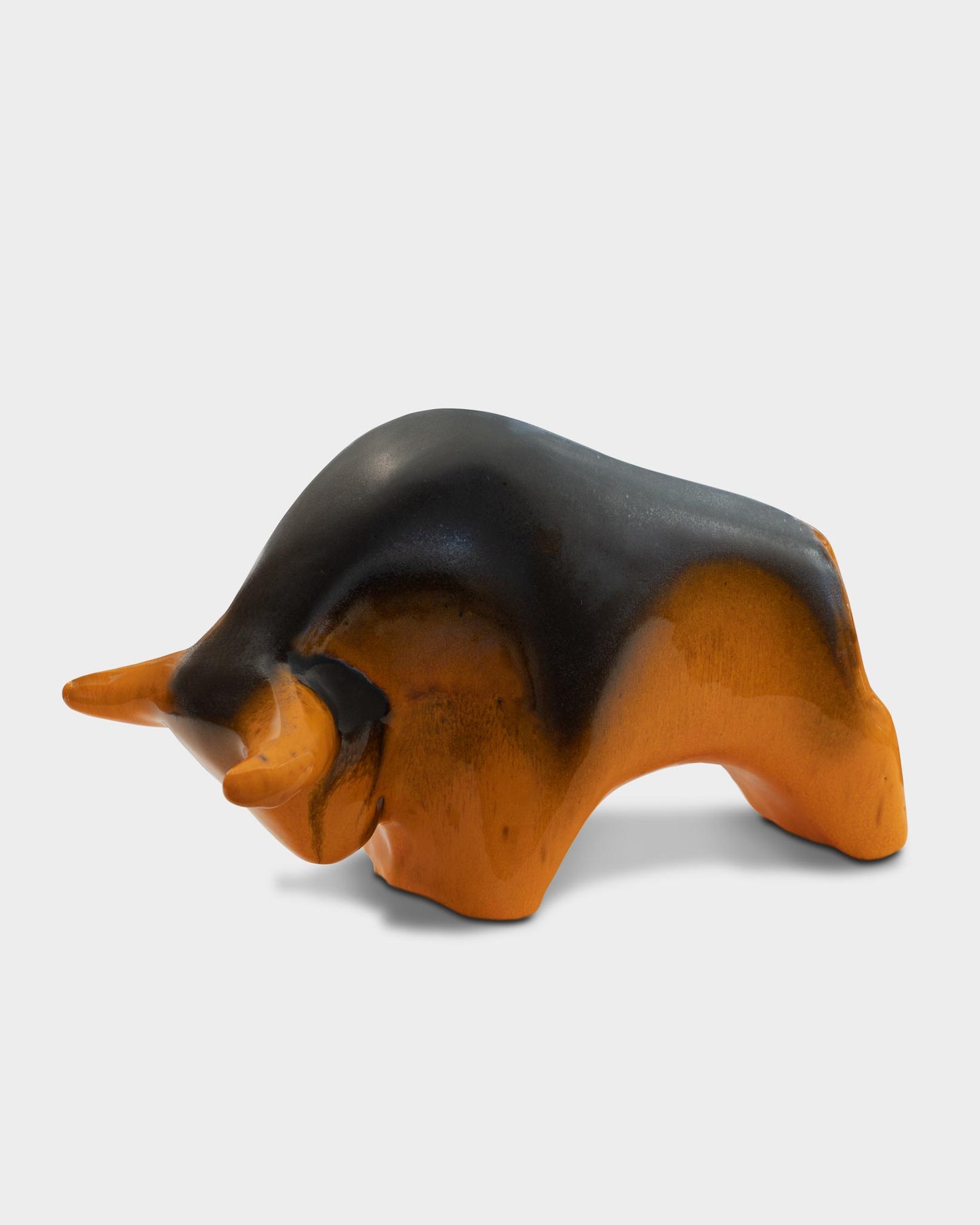 Bull 1010: Glaze Black / Orange