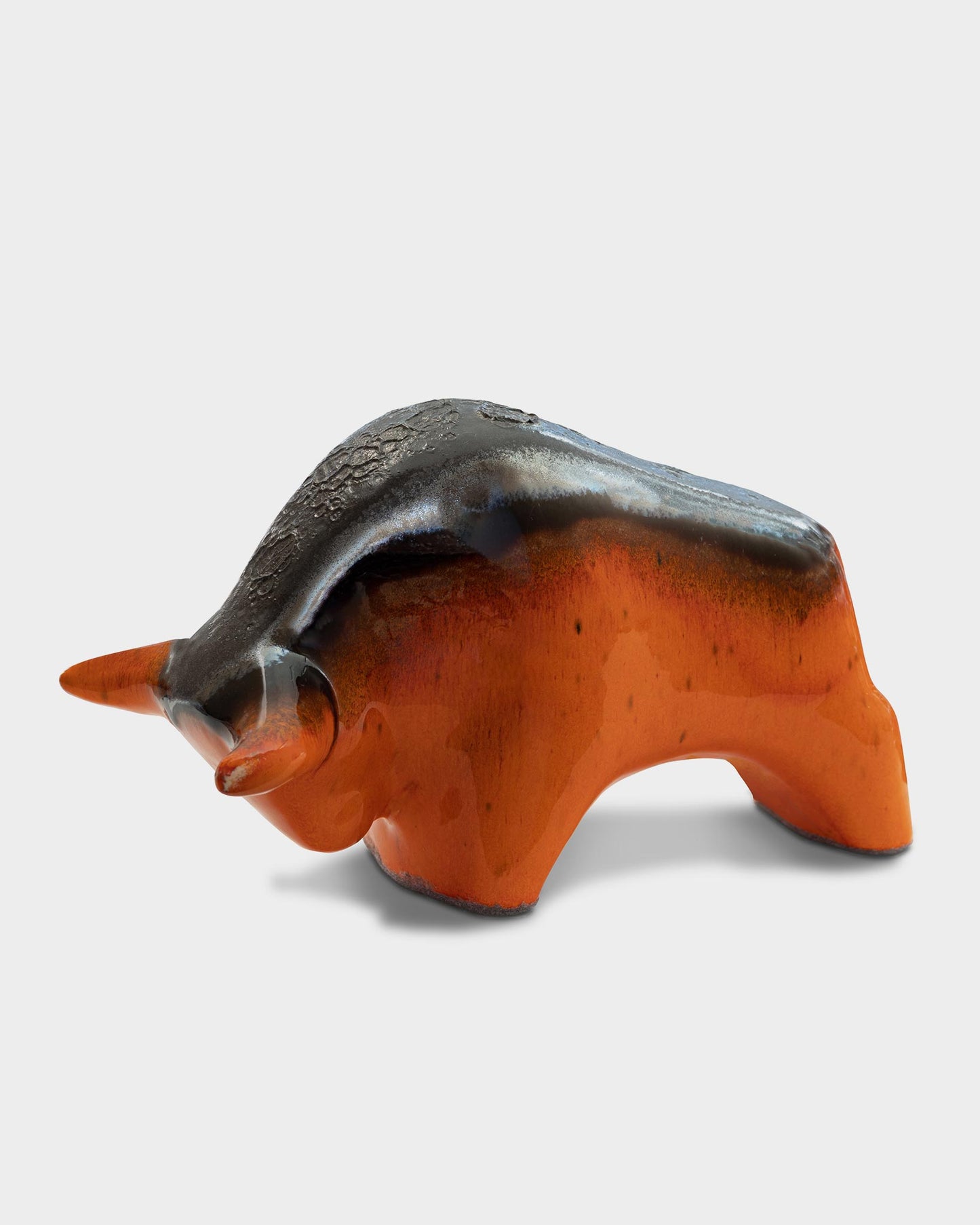 Bulle 1010: Glasur Orange / Lava- top