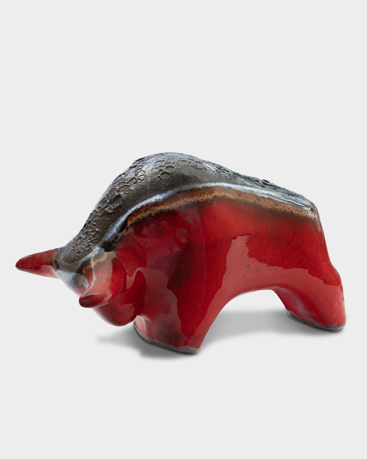 Bulle 1010: Glasur Rot / Lava top