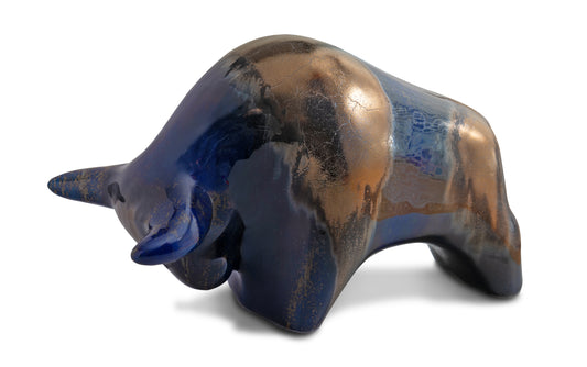 Bull 1010: Glaze Dark blue / Gold