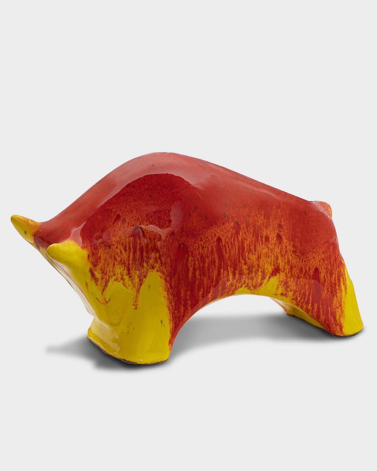Bulle 1011: Glasur Rot / Gelb