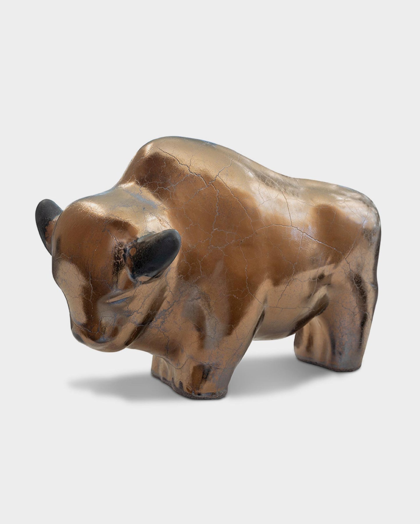 Bulle 1012: Glasur Gold Bronze