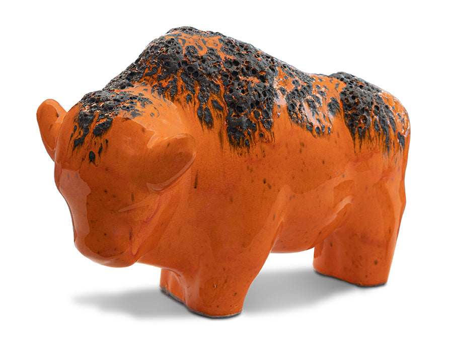 Bull 1012: Glaze Orange / Fat Lava