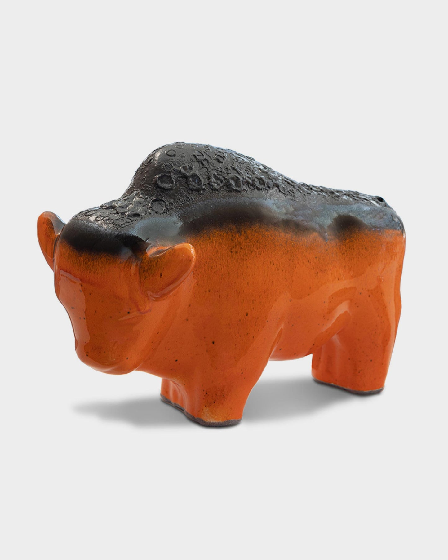 Bulle 1012: Glasur Orange / Lava top