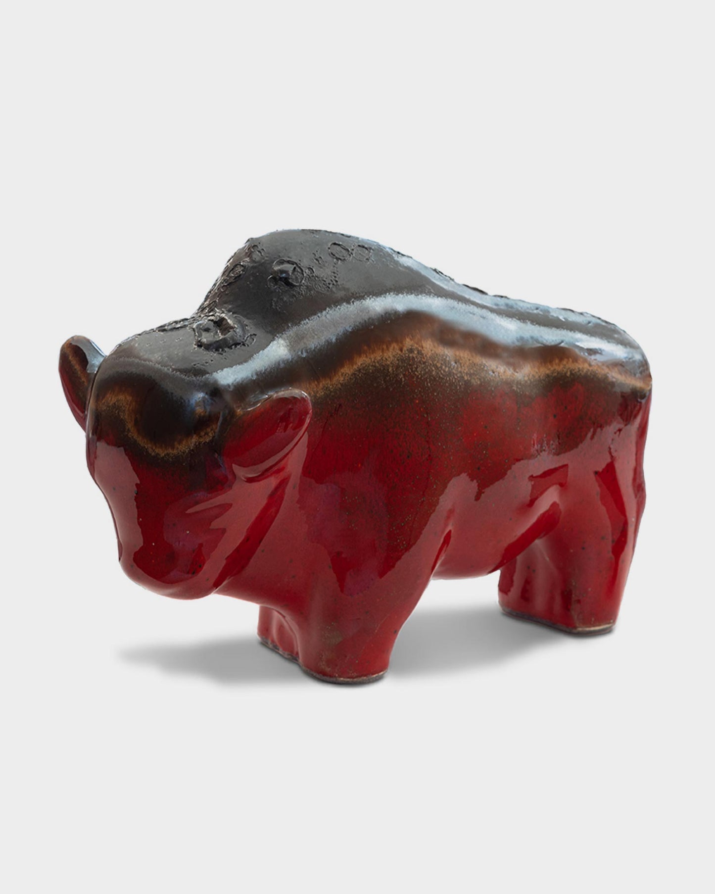 Bulle 1012: Glasur Rot / Lava Top