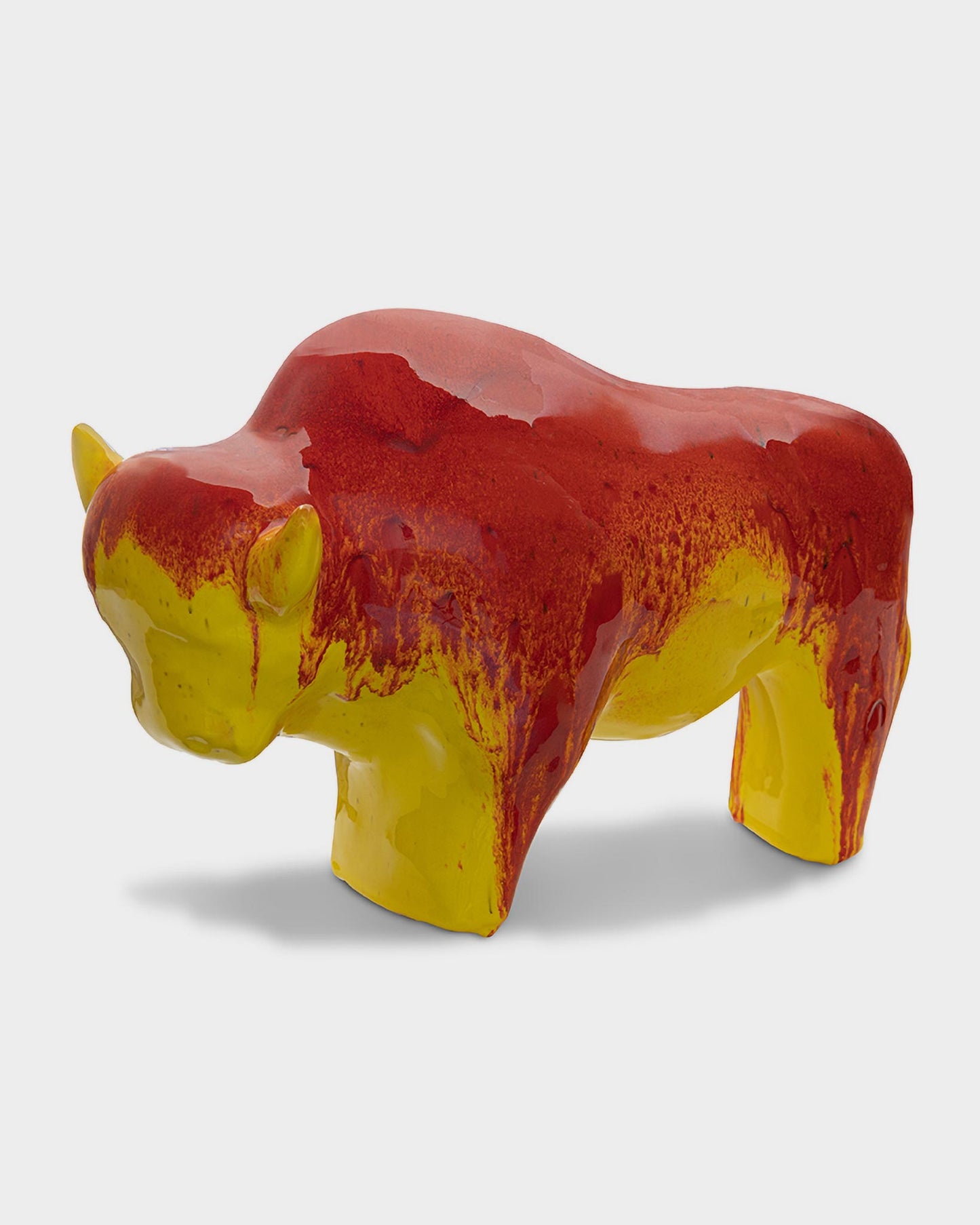 Bulle 1013: Glasur Rot / Gelb