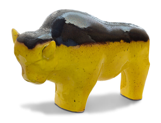 Bull 1013: Glaze Yellow / Lava top