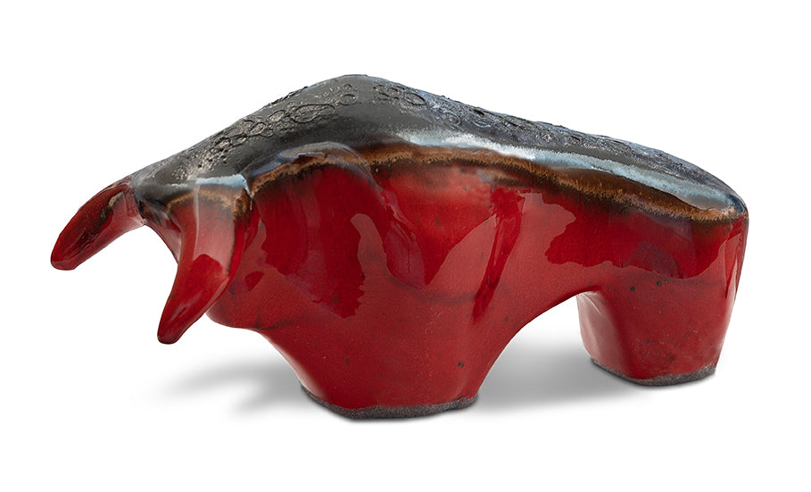 Bull 1017: Glaze Red / Lava top