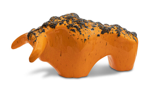 Bull 1017: Glaze Orange / Fat Lava