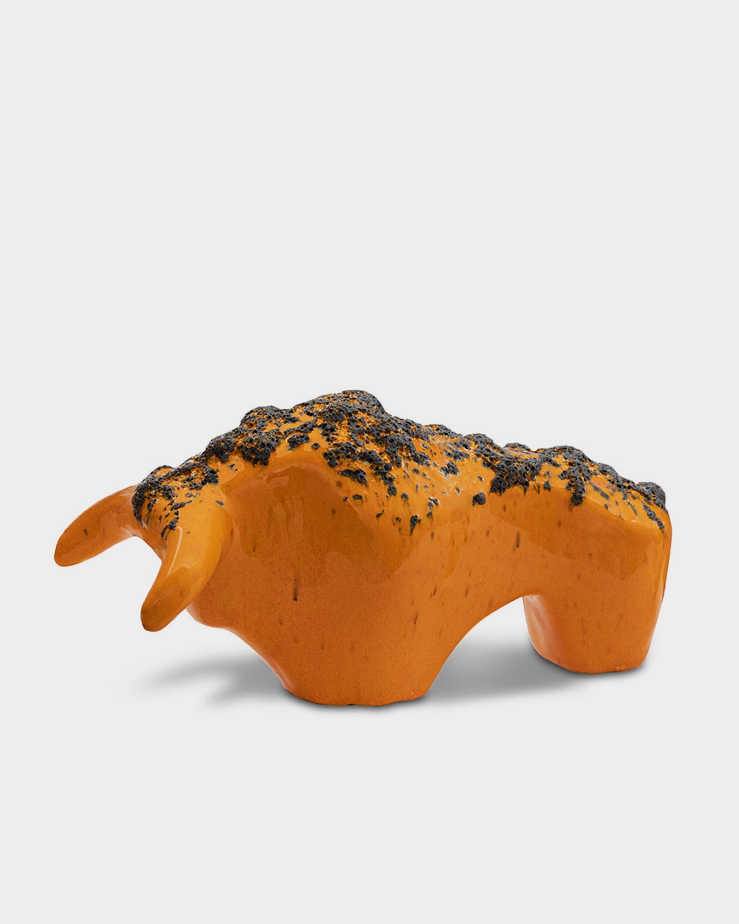 Bulle 1017: Glasur Orange / Fat Lava