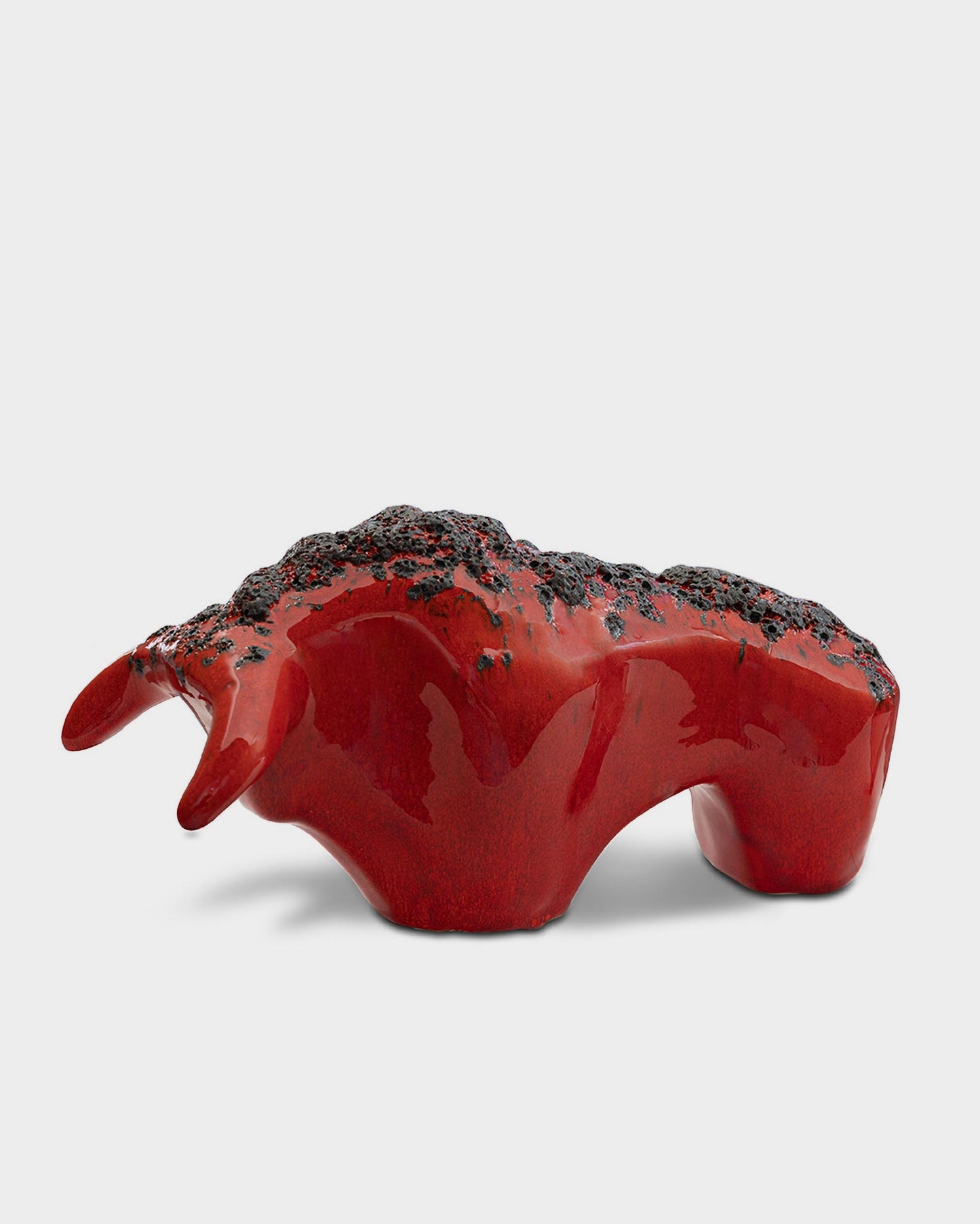 Bulle 1017: Glasur Rot / Fat Lava