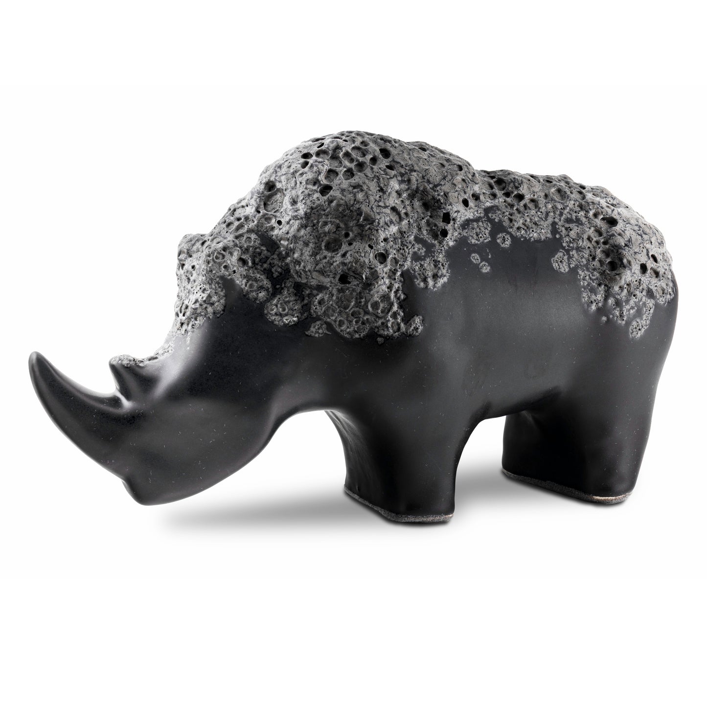 Rhino 1019: Glaze Matt Black / Fat Lava