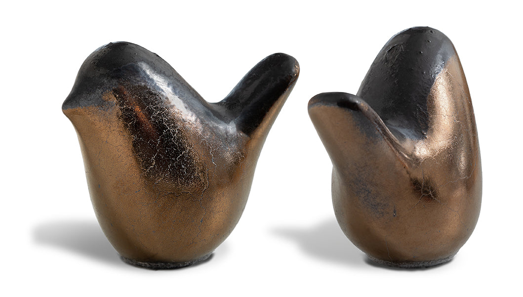 Bird 1007: Glaze Gold / Lava top