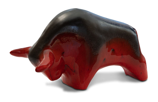 Bull 1010: Glaze Black top / Red bottom