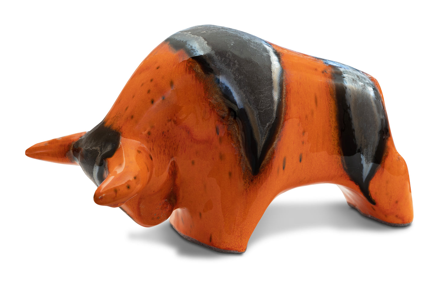 Bull 1010: Glasur Orange / Lava
