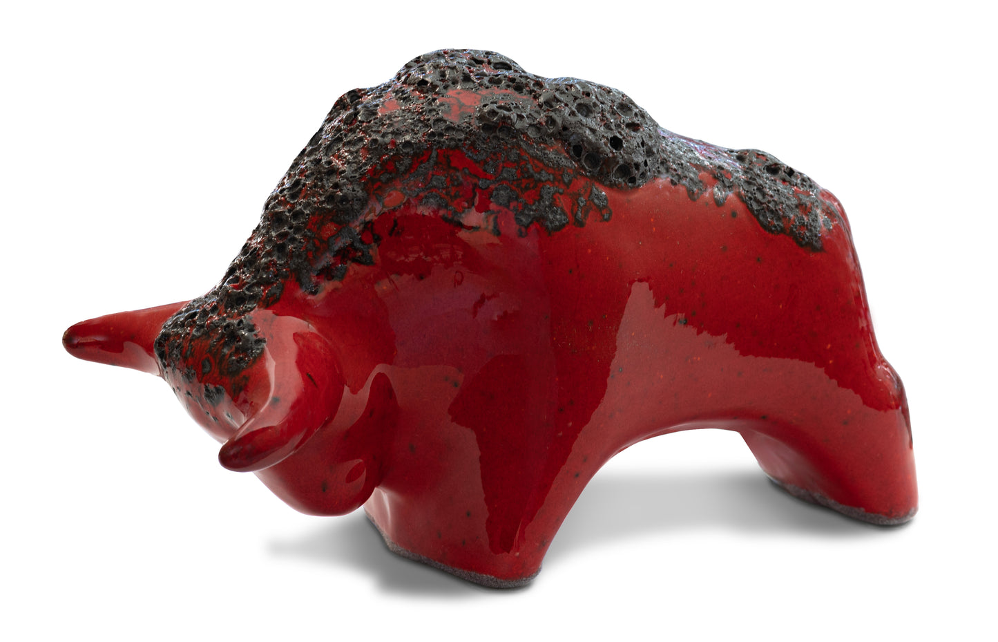 Bull 1010: Glasur Rot / Fat Lava