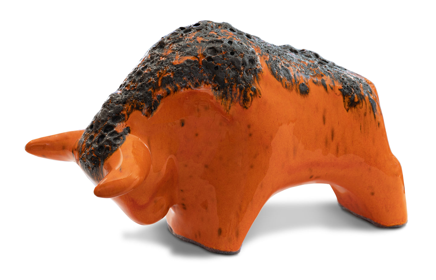 Bull 1010: Glaze Orange / Fat Lava