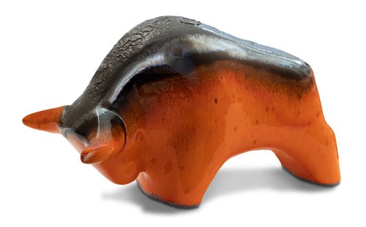 Bull 1010: Glaze Orange / Lava top