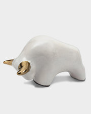 Golden Bull Edition 1010: Glasur Weiß / Goldene Hörner