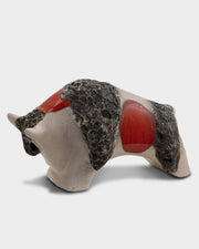 Bull 1011: Garnet / Lava glaze