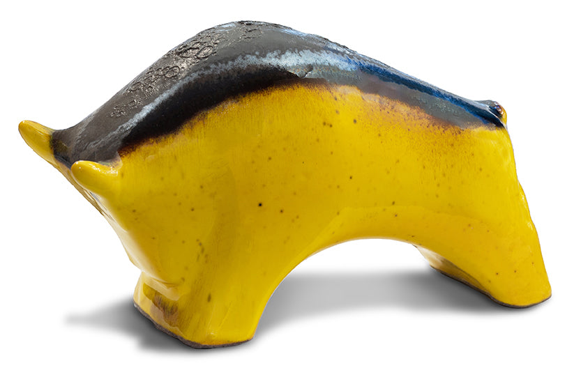 Bull 1011: Glaze Yellow / Lava top